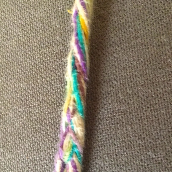 ATLANTIS Mauve hippie bag with embroidery - Picture 5 of 5